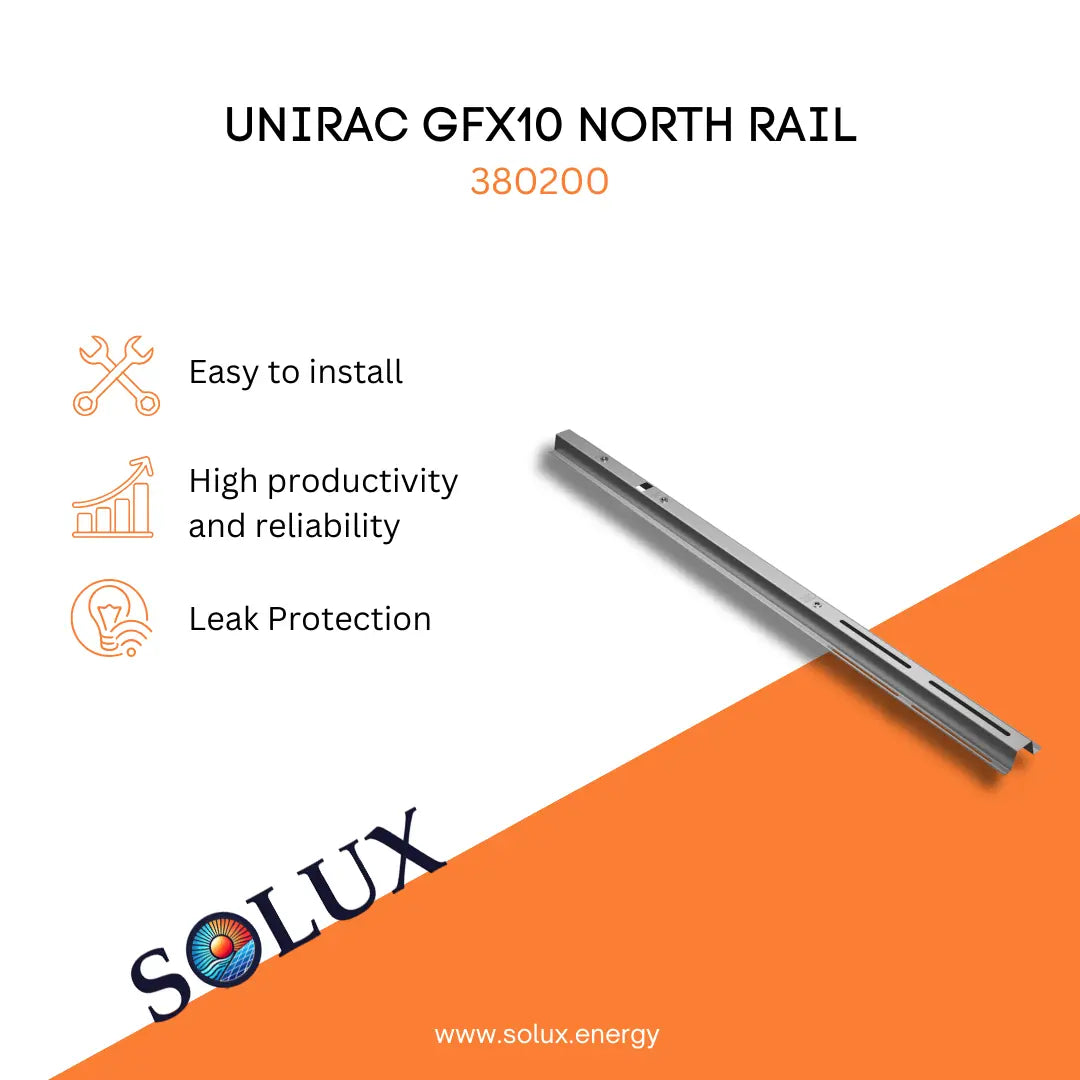This is an image of Unirac North Solar Rail - GFX10 380200
