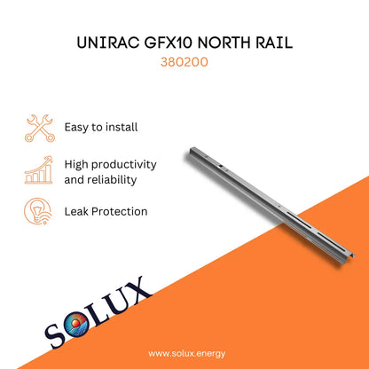 This is an image of Unirac North Solar Rail - GFX10 380200