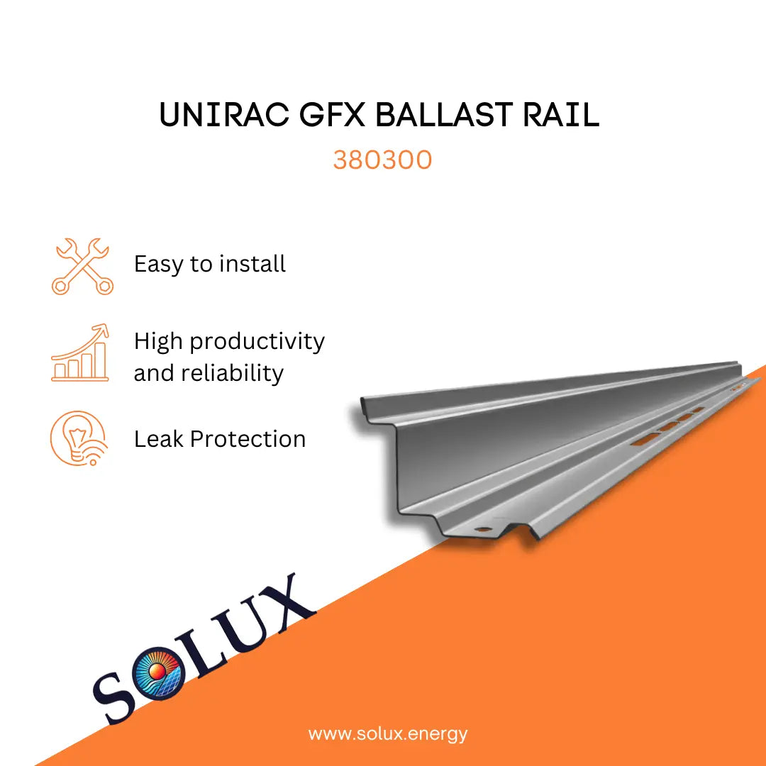 This is an image of Unirac GFX Ballast Rail, 380300