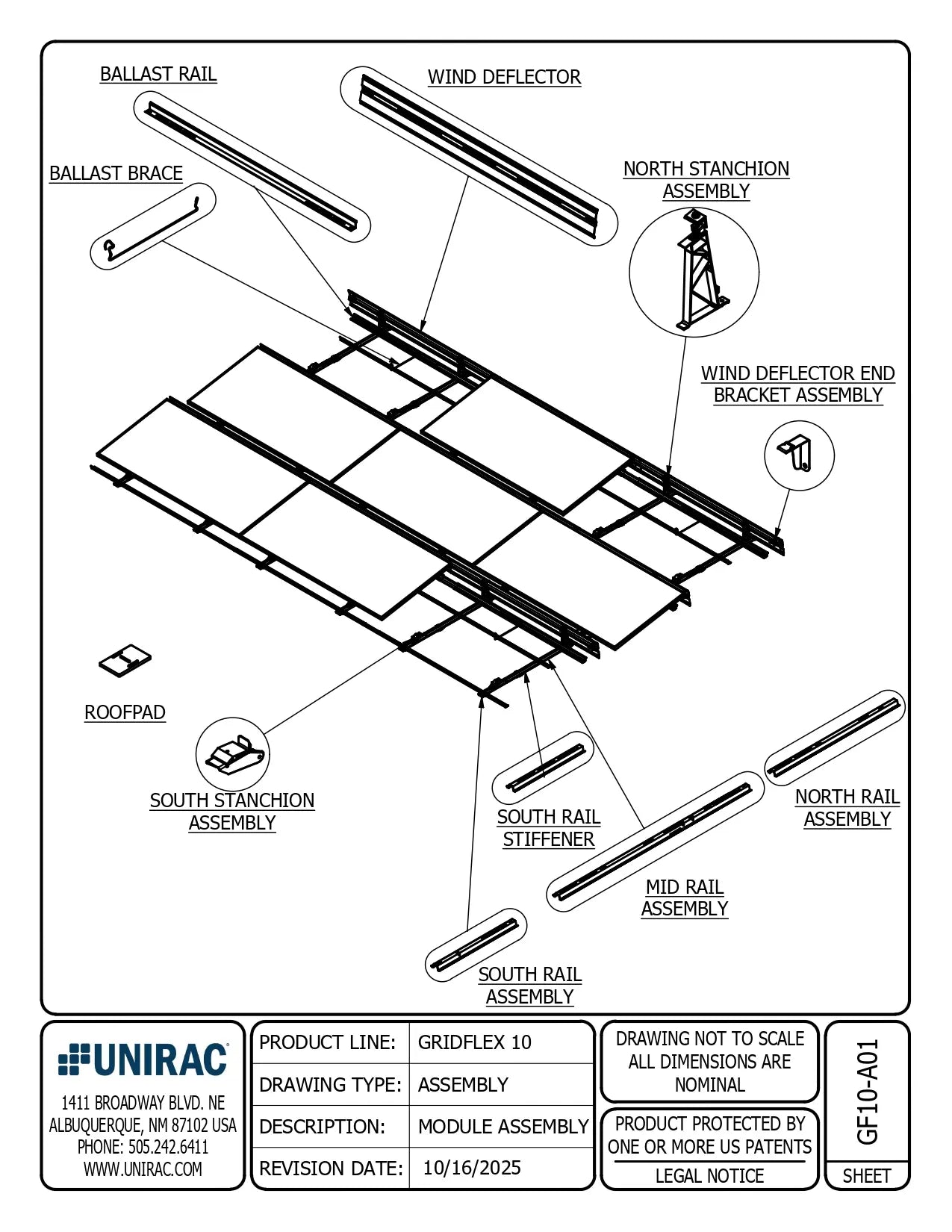 360250, 360250-US unirac attachments
