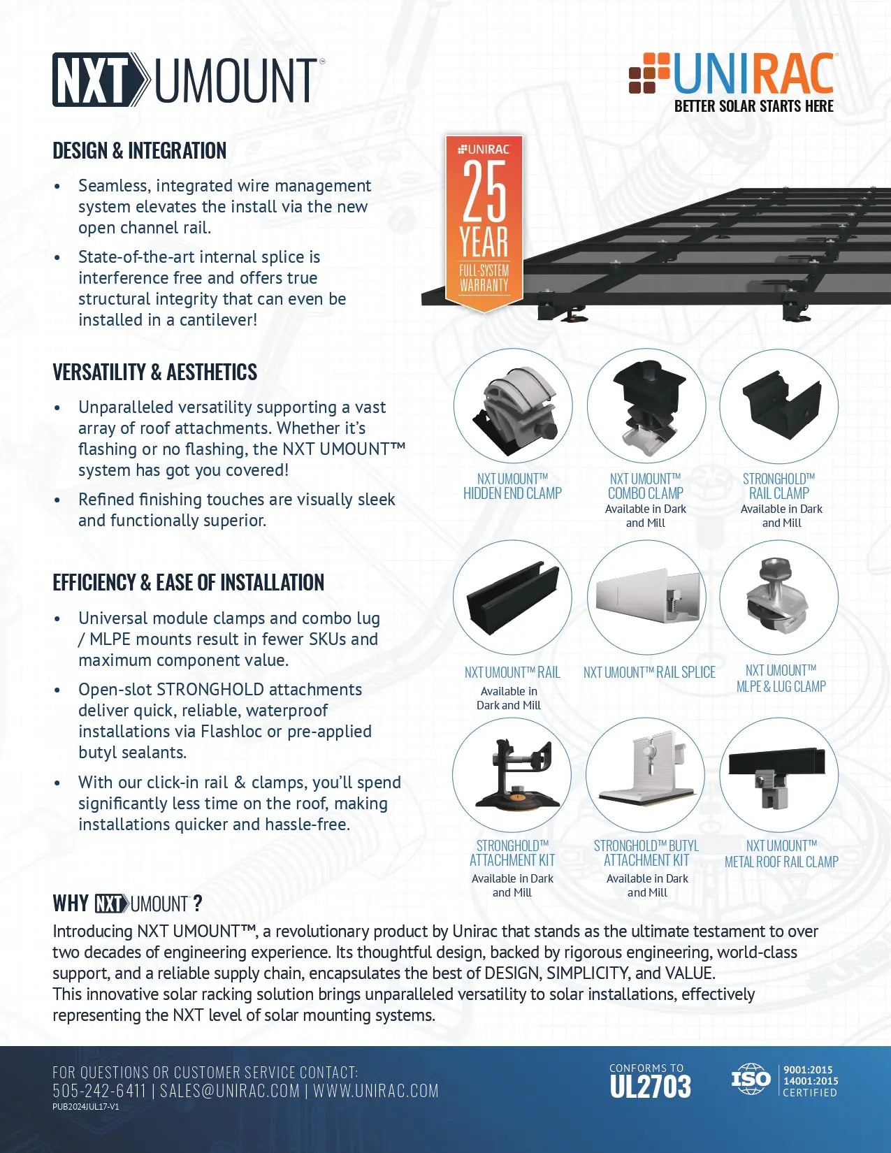 NUMTLCLMPD-US, NUMTLCLMPM-US, NUMTLCLMP roof rail clamps