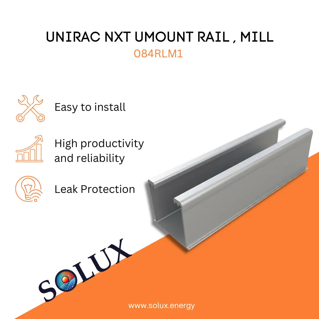This is an image of NXT UMOUNT RAIL - 84” MILL, 084RLM1
