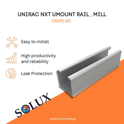 This is an image of NXT UMOUNT RAIL - 84” MILL, 084RLM1
