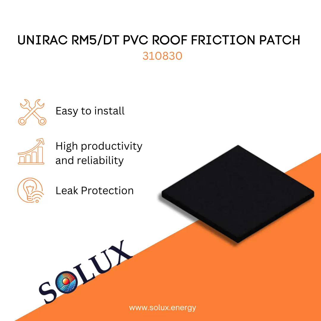 This is an image of Unirac RM5/DT Roof Friction Patch, PVC (310830)