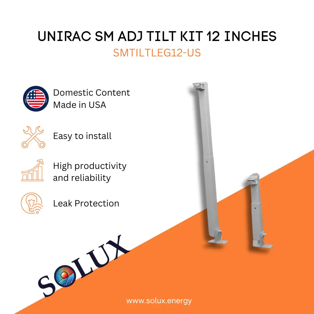 This is an image of Unirac SM Adjustable Tilt Kit 12 inches