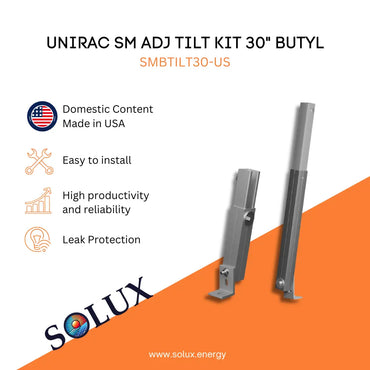 This is an image of Unirac SM Adjustable Tilt Kit Butyl 30 inches