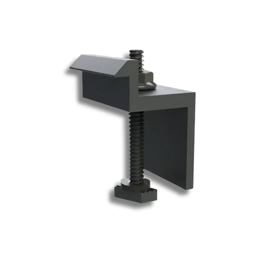 Product Image of Unirac SolarMount EndClamp size E Dark aluminum, domestic solution
