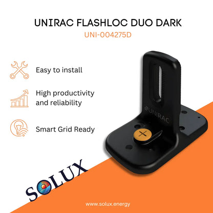 Unirac: UNI-004275D FLASHLOC DUO DARK