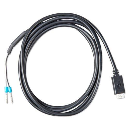 Coiled cable with connectors on a white background