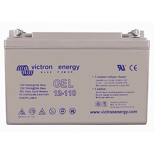 Victron Energy battery on a white background GEL 12-110