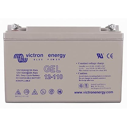 Victron Energy battery on a white background GEL 12-110
