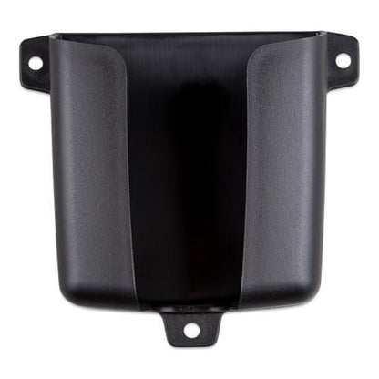 Black wall mount enclosure for Blue Smart IP65 Charger on a white background