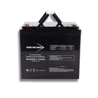 A single product similar to Vision SCP12550 55Ah in White Background