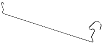 Unirac GFX10 BALLAST RAIL BRACE on a white background. 