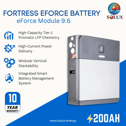 Fortress eForce Module 9.6 kwh 200Ah LFP battery