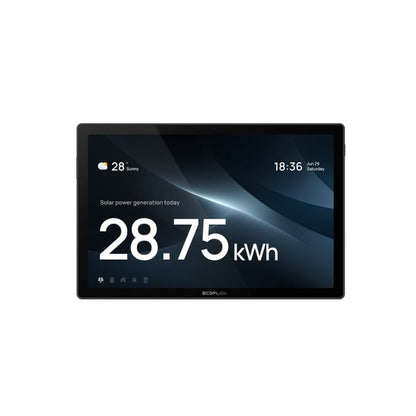 EcoFlow Ocean Power Insight 2 -Smart home energy hub with a 12-inch touch screen for easy control and real-time energy tracking by day, month, and year.