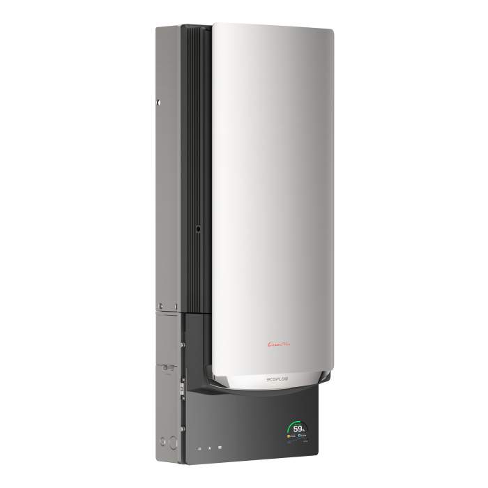 EcoFlow Ocean Pro Hybrid Inverter (24kW) ,120/240VAC inverter with a maximum power output of 24kVA, supports up to 8 batteries per inverter, maximum solar STC input of 40kW, and features 8 MPPT channels rated at 5kW each.