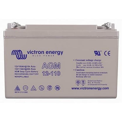 Victron Energy BAT412101085 12V 110Ah AGM Deep Cycle Battery (M8)