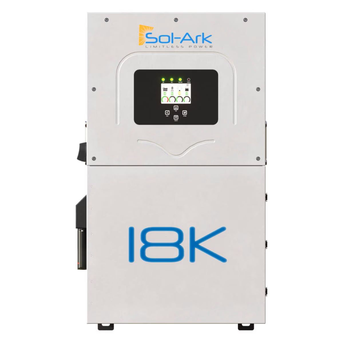 Sol-Ark Hybrid inverter, 18K 120/240/208V-3P, 10 Year Standard Warranty, NEMA-3R