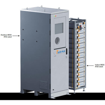 Battery Energy Storage System, 60kWh, 160A, IP55, 208/480V