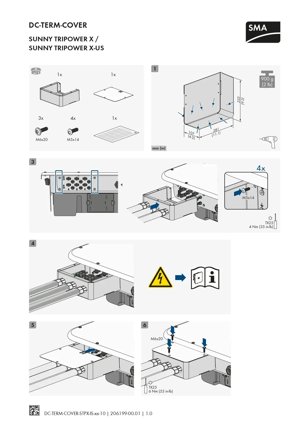 SMA DC-TERM-COVER DC Terminal Cover