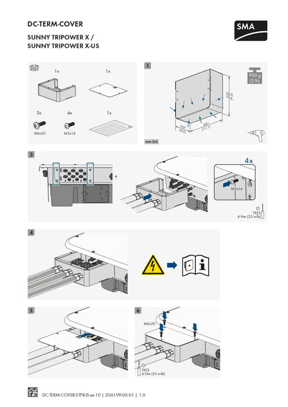 SMA DC-TERM-COVER DC Terminal Cover